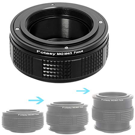 Fotasy AM42M M42 Objektiv auf Micro M43 Mount Adapter/Makro Focusing Helicoid