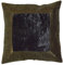 Deko-Kissenbezüge Kissenhülle Samt Brokat Asiatisch Indisch Orientalisch Bezug Kissen 50x50 cm (Schwarz)