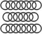 sourcing map 20 Stück O Ring Dichtung 20 mm x 25 mm x 2,5 mm Metrische Nitrilkautschuk Dichtungsringe Gummi für Sahnespender Poolpumpe Schnellkupplung Umfülladapter Wasserschlauch