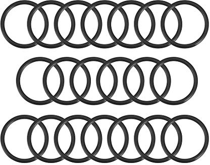 sourcing map 20 Stück O Ring Dichtung 17 mm x 21 mm x 2 mm Metrische Nitrilkautschuk Dichtungsringe Gummi für Sahnespender Poolpumpe Schnellkupplung Umfülladapter Wasserschlauch