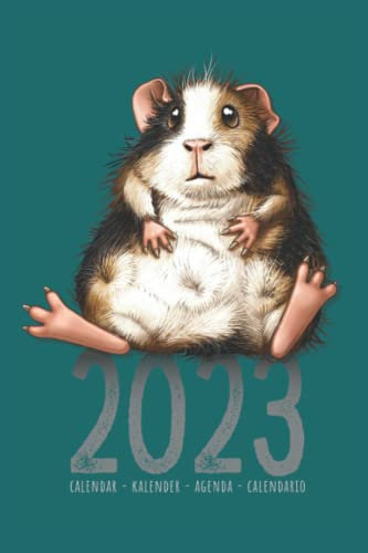 Kalender 2023 - Meerschweinchen: Deutsche Version • 6 x 9 Zoll (ca. DIN A5)• 130 Seiten • Jahresplaner • Organizer • Jahresübersicht • Kalender • ... • Aufgaben • Notizen • Original FD-DESIGN