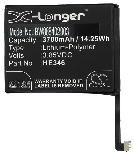 vhbw Akku kompatibel mit Nokia 7 Plus TA-1046 Handy Smartphone Telefon (3700mAh, 3,85V, Li-Polymer)