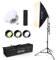 Skytex Kit di illuminazione per scatola luminosa (1 pacchetto), scatola luminosa da 50,8 x 71,1 cm | Lampadina LED E27 85W 2700-6400K E27 illuminazione continua per fotografia di studio fotografico