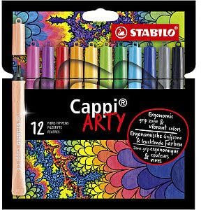 Filzstift Stabilo Cappi 168/12-1-20 Penny bei 12 Farben | 6 Stück