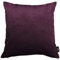 McAlister Textiles Matter Samt Knife Edge | Sofakissen mit Füllung in Aubergine Violett | 60 x 60cm | erhältlich in 25 Farben | griffester Samt | pralles Samtkissen