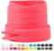 Stepace 2 Pares - Cordones Planos para Zapatos, 8mm de Ancho, Cordones Premium de Reemplazo para Zapatillas, Atletismo, Zapatos Casuales Agua Rojo 120