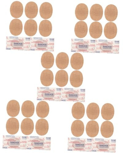 FRCOLOR 5 Juegos Vendaje Skincare Venda Cohesiva Apósito Para Heridas Curita Elástica Curita Para Articulaciones Lindos Vendas Adhesivas Adhesivo Tela Elástica 50 Uds * 5