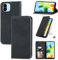 Cracedily Funda para Xiaomi Redmi A2 / Redmi A1 Case, Carcasa Protectora Antigolpes Case, Soporte Plegable, Ranura para Tarjeta, Cover Cuero PU Carcasa Redmi A2, Negro