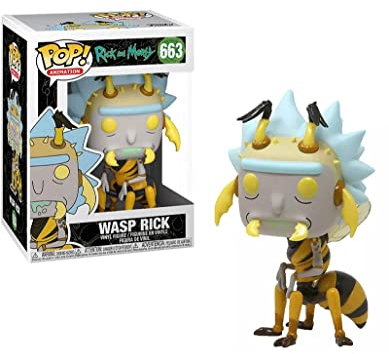 Funko Pop! Animation: Rick Sanchez & Morty - Wasp Rick Sanchez - Rick and Morty - Vinyl-Sammelfigur - Geschenkidee - Offizielle Handelswaren - Spielzeug Für Kinder und Erwachsene - TV Fans