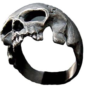 Freimaurer Ring Sterling Silber 925 Totenkopf Biker Motorrad Ring Schmuck Schädel Herren Handmade Juwelen Silverzone77
