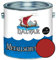 Halvar Metallschutzlack MATT Rot RAL 3000-3031 Metallfarbe besonders robuster Kunstharzlack Wetterbeständig & perfekter Langzeitschutz Metall (1 L, RAL 3002 Karminrot)