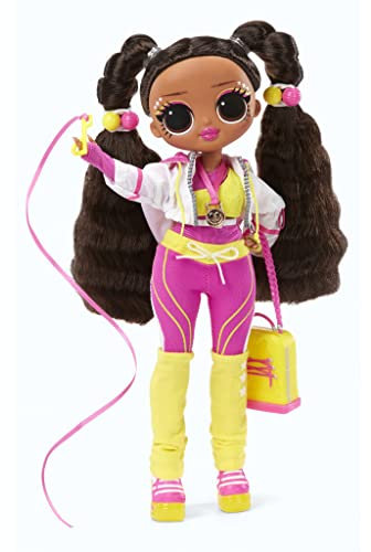 L.O.L. Surprise! OMG Sports Vault Queen - Kunstturnerin Modepuppe - Mit 20 Überraschungen & Ankleidezimmer-Spielset - Inklusive Outfit, Accessoires & mehr - Zum Sammeln - Für Jungen & Mädchen ab 3+