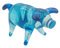 Vie Naturals Handgeblasene Glas-Skulptur, Schwein, Mehrfarbig, Einheitsgröße