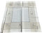 Tischläufer Tischdecke Mitteldecke Tischband gestickt Lavendel Weiss Beige (60 x 60 cm)