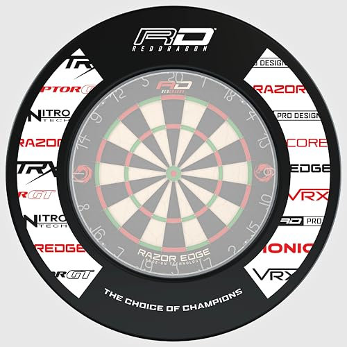 RED DRAGON Logo Dartscheiben-Surround