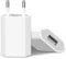 2er Pack Stecker für USB Ladekabel, USB Ladegerät 5W, Slim Ladestecker Netzteil 5V 1A, Netzstecker Adapter, Kompatibel mit iPhone Samsung Tablets Smartphone Charger