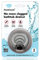 DrainFunnel Bathtub Drain Funnel for Hair Clog Prevention, 2 Size Pack 1.3-1.7 Tub Drains (Gray)