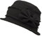 ZffXH Cappello Donna Anni 20, Nero Donna Pile Floreale Secchiello Cloche Cappello Inverno 20s Donne Bowler Chiesa Derby Secchiello Vintage cap