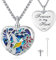 Eusense Kolibri Urne Halskette Baum des Lebens Urnen Anhänger 925 Sterling Silber Urne Halskette für Asche Schmuck Memorial Asche Anhänger für Frauen Männer Mensch Haustier Hund Katze Keepsake