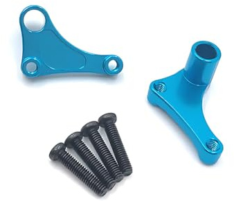 ICDKOYK Front Shock Rocker Arm Für RC Hobby Modell Auto 1 12 Wltoys 12428 12423 Aluminium Legierung Hop ups Upgrade Teil Helle Farbe, Blau