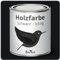 Berico Holzfarbe - Schwarz - 3,6 Kg - 4in1 Premium Holzlack inkl. Grundierung & Decklack - Für Innen und Außen - Robust & Wetterfest