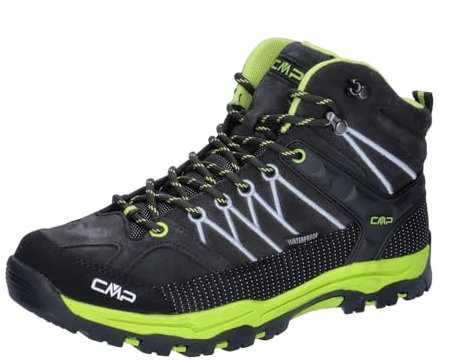 CMP Kinder Trekking Schuhe Rigel MID 3Q12944J Piombo-Limegreen 39