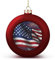 Weihnachtsbaumschmuck, USA-Flagge, Weihnachtskugel-Dekorationsset, Weihnachtsbaumschmuck für Urlaubsdekoration