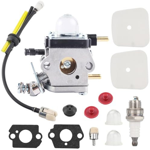 Kadryxon Vergaser mit Luftfilter Benzinfilter Schlauch für 2-Takt Mantis Gartenfräse 7222 7222E 7222M 7225 7230 7234 7240 7920 7924 SV-5 C/2 SV-4B Ersetzt C1U-K54A,12520011822,12520013122,12520013123