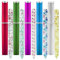 5PCS Glass Nail Case File Buffer with Crystal Glass Finger Nail File Cuticle Pusher Manicure Set