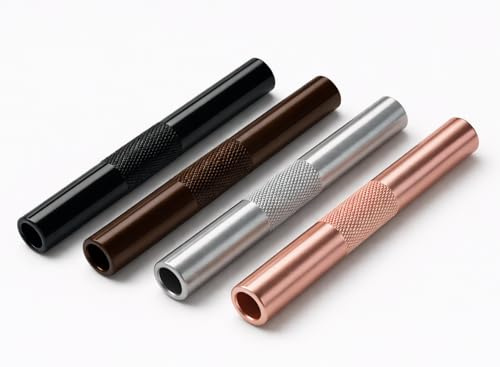 Metal Reusable Mini Drinking Straw | Kitchen Small Tube Straw 4-Pack (Multicolor Set)