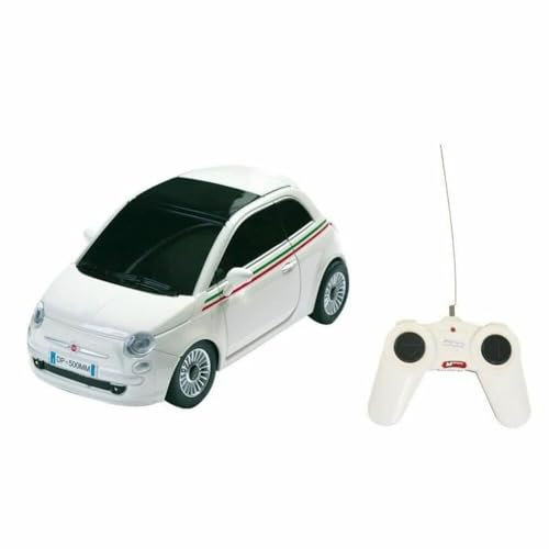 Mondo Motors, FIAT NUOVA 500 , Modello in Scala 1: 24, fino a 8 km/h di Velocità, Auto Giocattolo per Bambini 3001