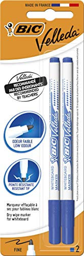 BIC Velleda 1721 Whiteboard-Stifte, Blau, 2 Stück