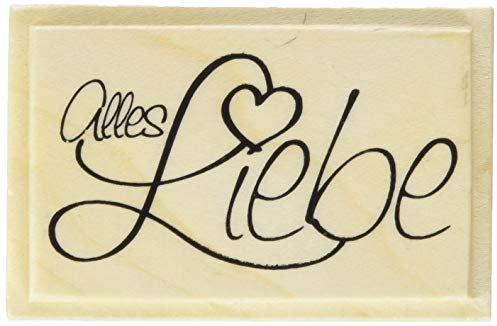 Knorr Prandell 211800308 Knorr prandell 211800308 Stempel aus Holz (Allgemein) Motivgröße 6 x 3,3 cm, Motiv: Alles Liebe