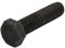 sourcing map Sechskantschraube 8.8 Grad M12x50mm Vollgewinde Linksgewinde Schwarz