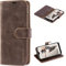 Mulbess Handyhülle für Huawei P20 Pro Hülle Leder, Huawei P20 Pro Handy Hülle, Vintage Flip Handytasche Schutzhülle für Huawei P20 Pro Case, Kaffee Braun