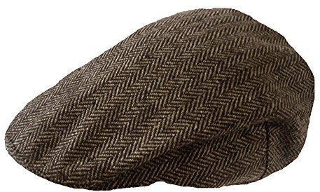 TOSKATOK® Jungen Mädchen Kinder Tweed Flat Cap Schirmmütze
