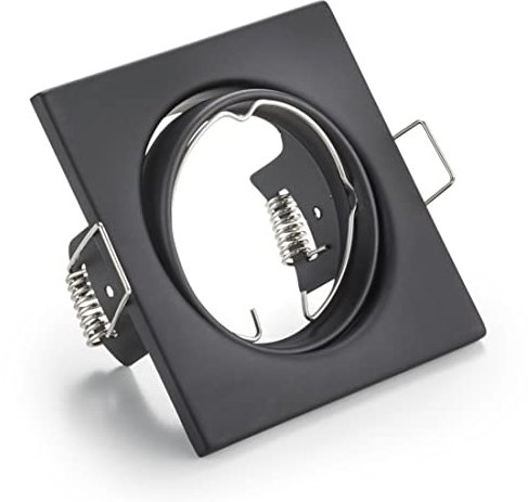Trio Leuchten Einbauleuchten Jura 650000132, Metall Schwarz matt, exkl. 1x GU10, schwenkbar