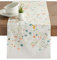 Maison d'Hermine Tischläufer, 100% Baumwolle, 50cm x 150cm dekorativer, waschbarer Tischläufer, Oster-Tischläufer für Essen, Buffetpartys und Hochzeiten, Colmar – Frühling/Sommer