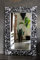 Naturesco Edler Wandspiegel Barockspiegel Spiegel Barock Rokoko Holzrahmen handgefertigt Silber antik 120cm x 70cm