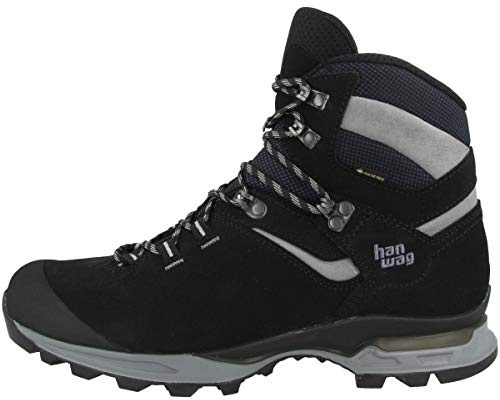 Hanwag M Tatra Light GTX Grau-Schwarz - Gore-Tex Leichter gut dämpfender Herren Trekkingschuh, Größe EU 43 - Farbe Bla