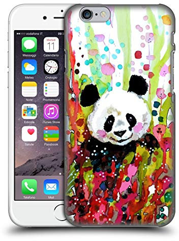 Head Case Designs Offizielle Zugelassen Sylvie Demers Panda Natur Harte Rueckseiten Handyhülle Hülle Huelle kompatibel mit Apple iPhone 6 / iPhone 6s