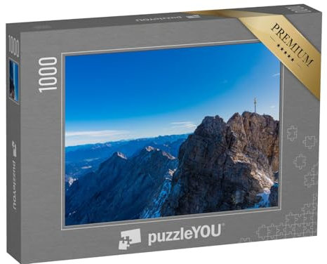 puzzleYOU: Puzzle 1000 Teile „Gipfel der Zugspitze, höchster Berg Deutschlands“ – aus der Puzzle-Kollektion Zugspitze