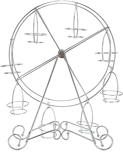 Riesenrad-Cupcake-Ständer, 8 Tassen Cupcake-Snack-Karussell, Zirkus, Themenparty, Weihnachtsdekoration, Eisen-Riesenrad, Cupcake-Ständer, Cupcake-Halter
