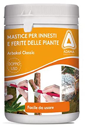 La zappa Mastic pour greffes et élagage pour arbres et arbustes à action cicatrisante (500 g)
