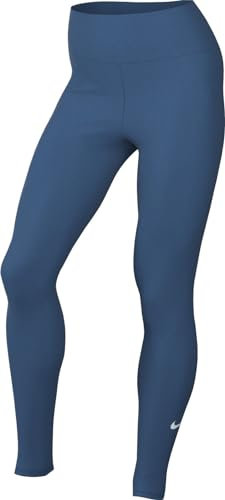 Nike Women's Full Length Tight W Nk One DF HR Tght, Industrial Blue/White, DM7278-457, XL