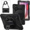 UFinetech Hülle für Lenovo Tab M8 Gen 4 2023, Robuste Heavy Duty Rugged Schutzhülle TB-300FU 4th Tablet, 360° Drehbarer Handschlaufe, Ständer & Stifthalter, Verstellbarer Schultergurt, Kinder, Schwarz