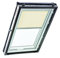 Original Roto Rollo Exclusiv ZRE für Roto Dachfenster - Führungsschiene Silber - Manuelle Bedienung - Tageslichtrollo Baureihe Designo R4/R7 und Classic 43/73 - Größe 054/078 | 05/07 - Farbe Beige