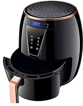 ONWEE Friggitrice ad Aria, friggitrice Senza Olio da 1230 W, cestello Lavabile in lavastoviglie, Timer e spegnimento Automatico per cibi fritti sani Vision