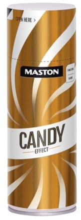Maston Spray Paint Candy Effect Gloss Tangerine Orange 400ml