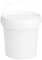 Garronda Seau avec Couvercle 1 L pour Le Stockage de Produits Alimentaires et Chimiques 1 Pièce Blanc GD-0071